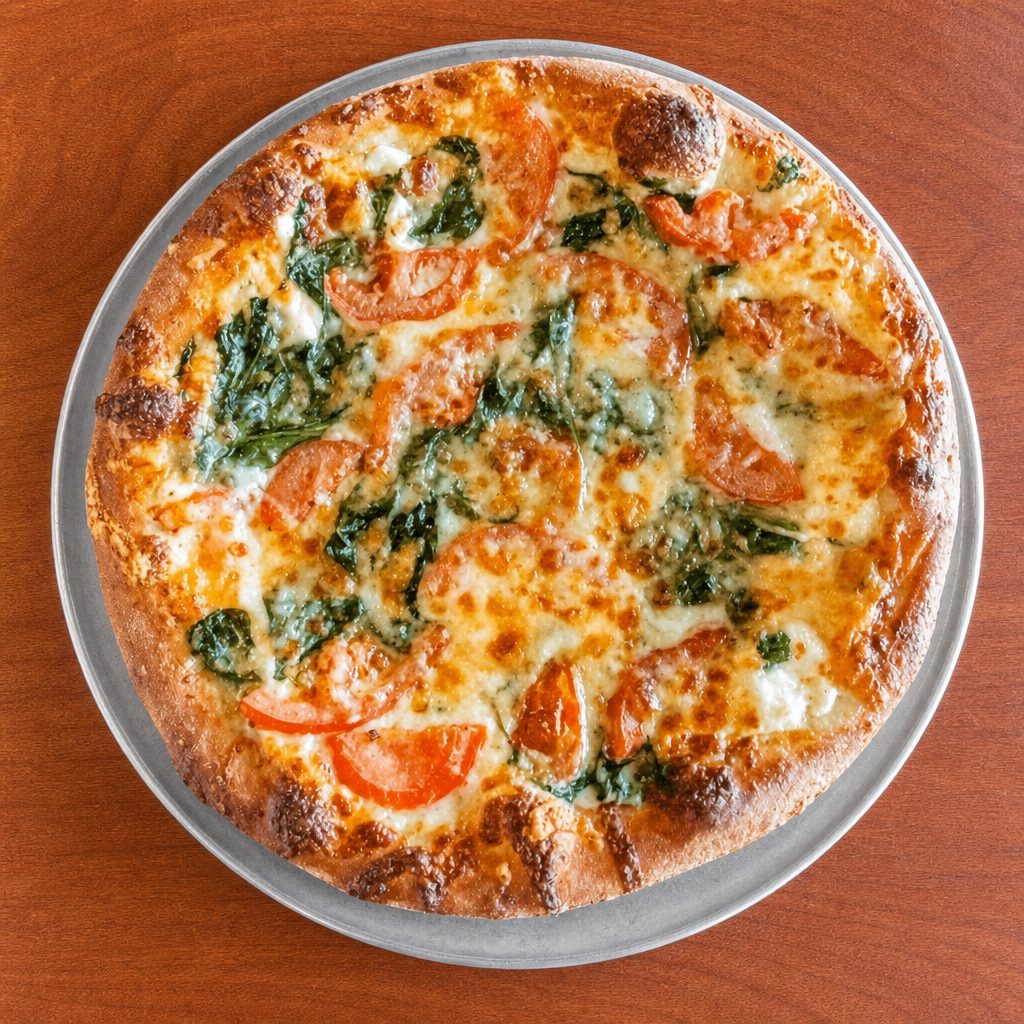 Spinach White Pizza (Medium-14").