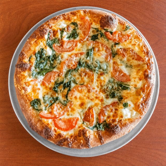 Spinach White Pizza (Medium-14").