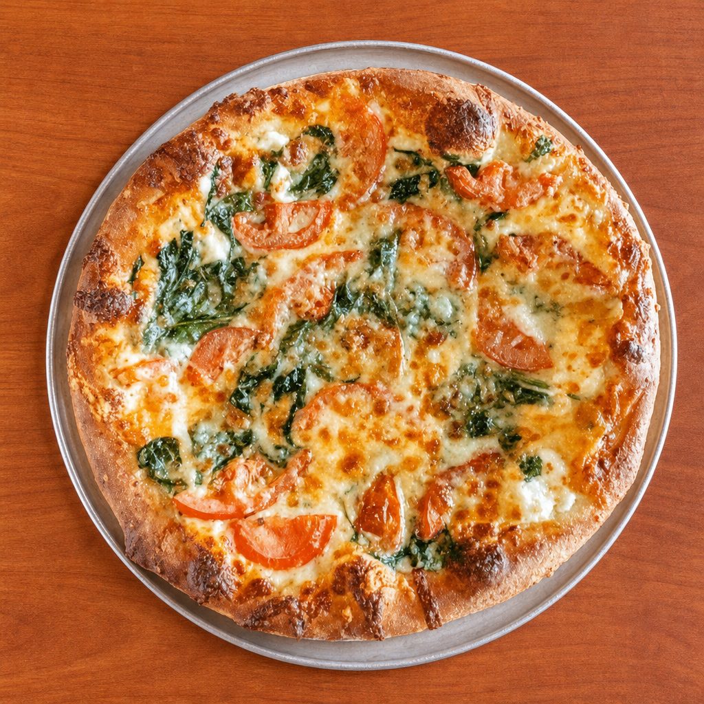 Spinach White Pizza (Small- 12").