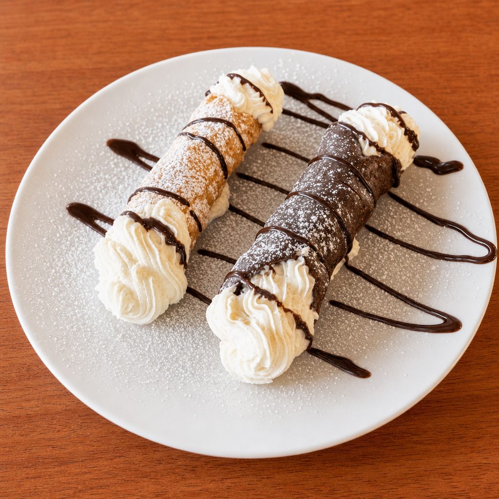 Chocolate Cannoli.