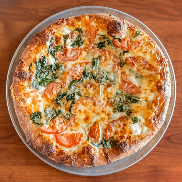 Spinach White Pizza (Medium-14").