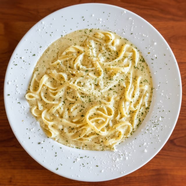 Fettucine Alfredo.