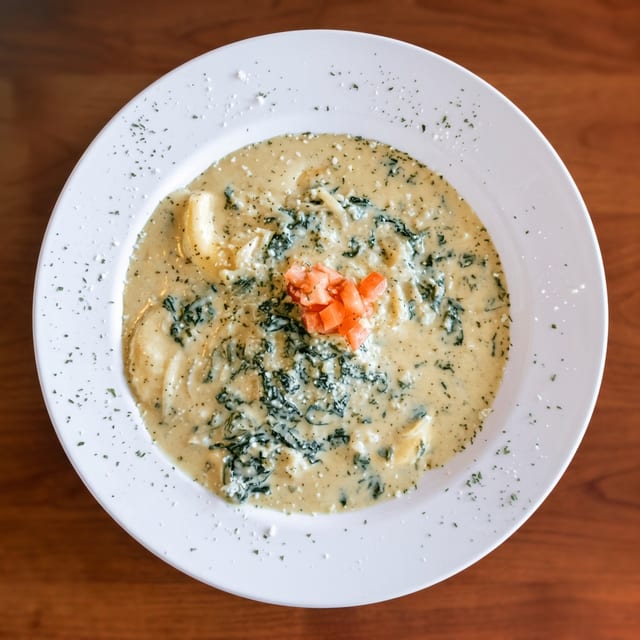 Ravioli Florentine.
